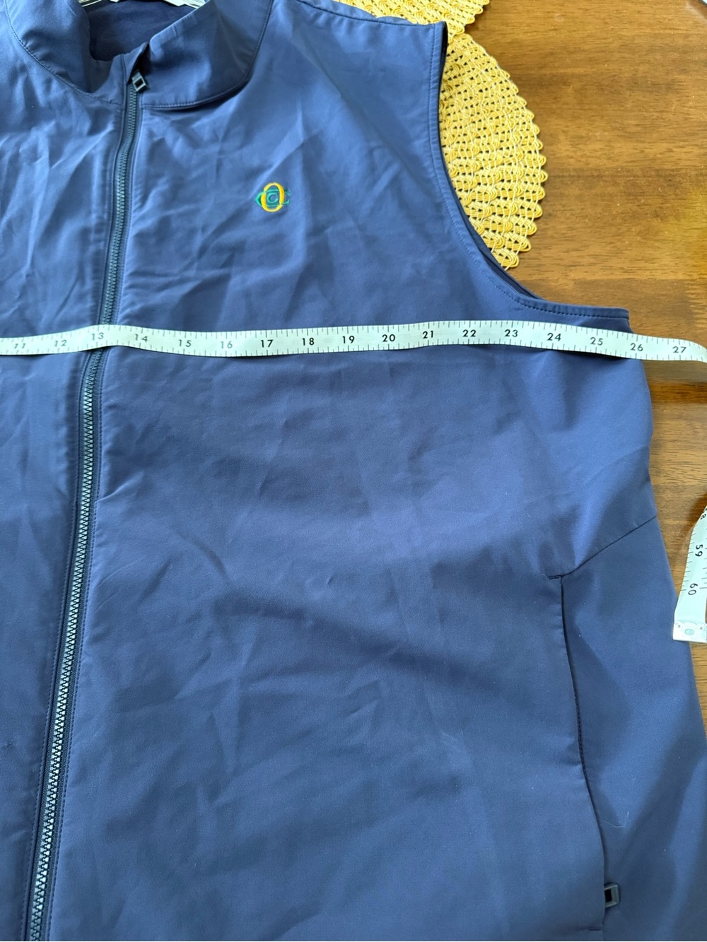 Peter Millar Dunes Navy Wind & Water Resistant Golf Vest Men’s XXL - Picture 6 of 11